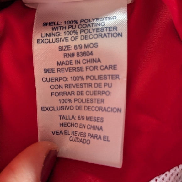 Kids Red and Blue Jacket - Picture 3 of 4